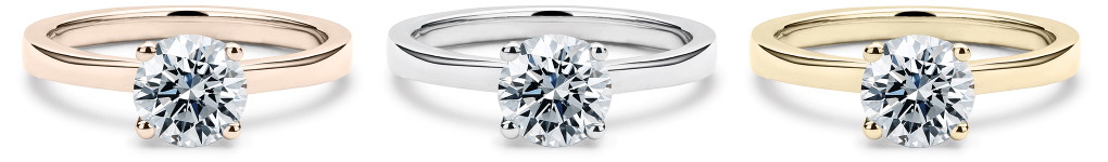 Three engagement rings